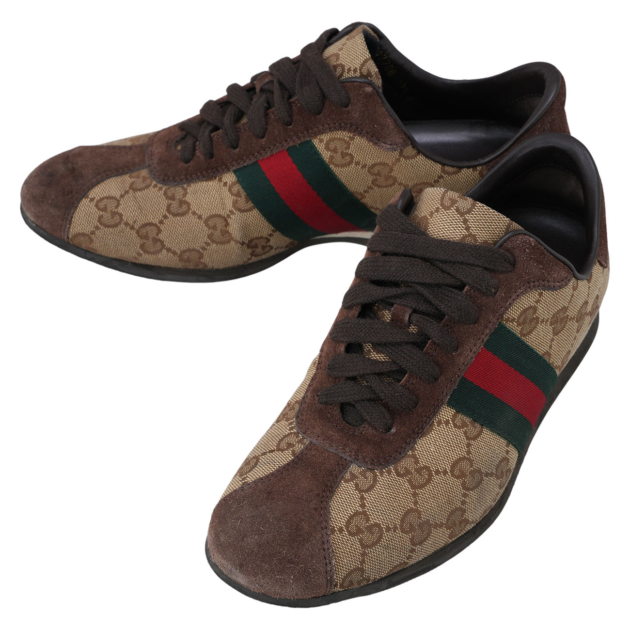 GUCCI(USED)구찌 자가드 에이스 스니커즈 #37.5