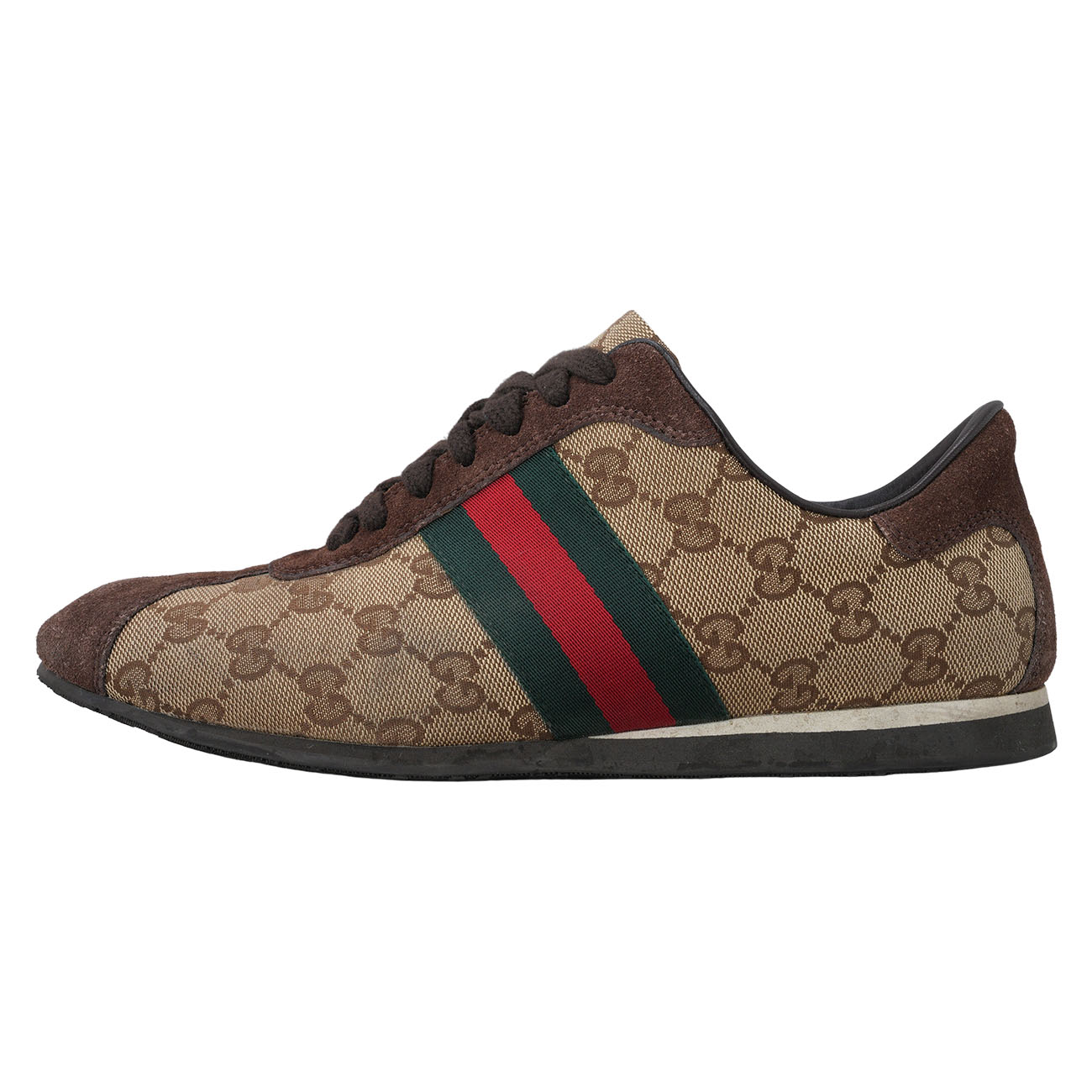 GUCCI(USED)구찌 자가드 에이스 스니커즈 #37.5