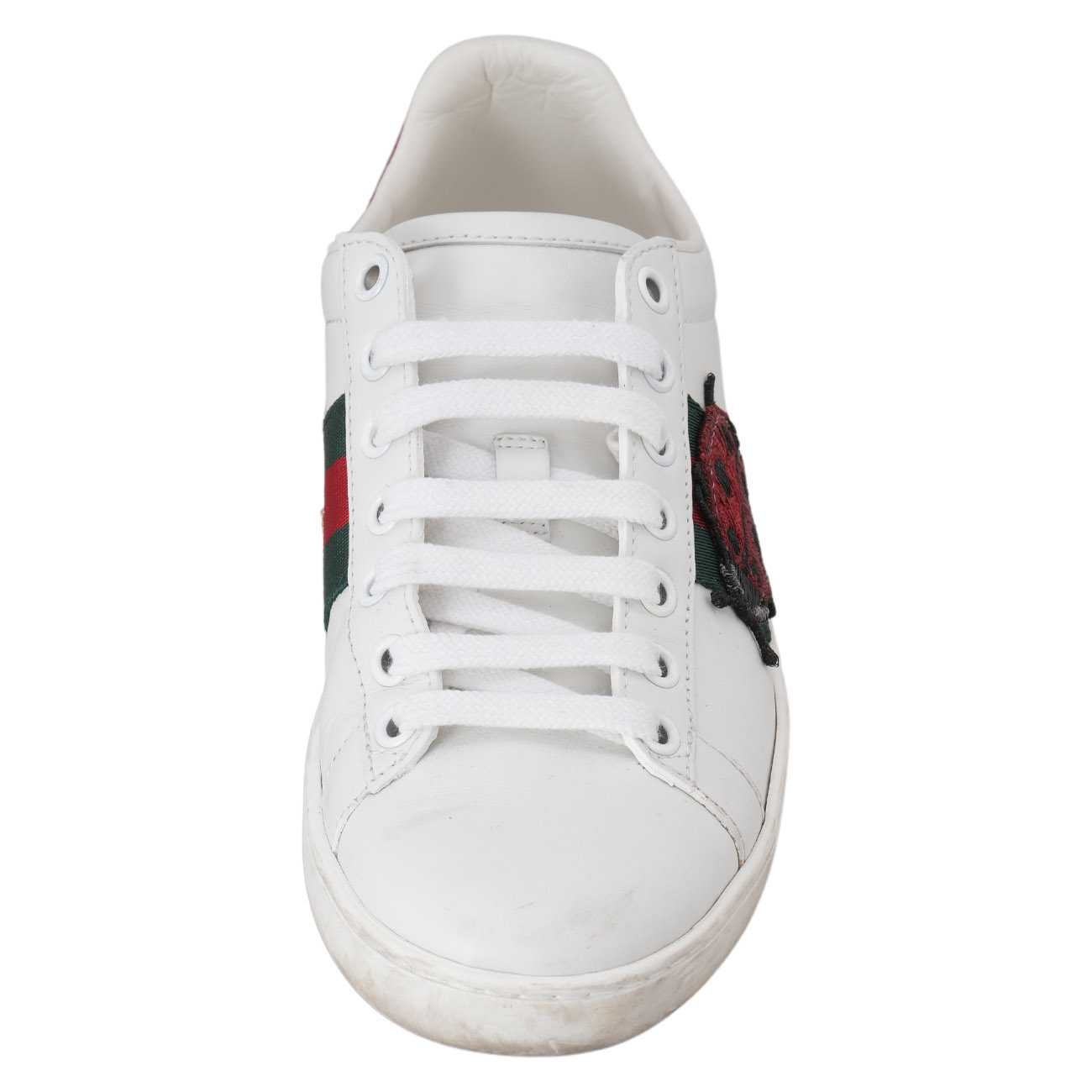 GUCCI(USED)구찌 431920 파인애플 무당벌레 에이스 스니커즈 #34.5