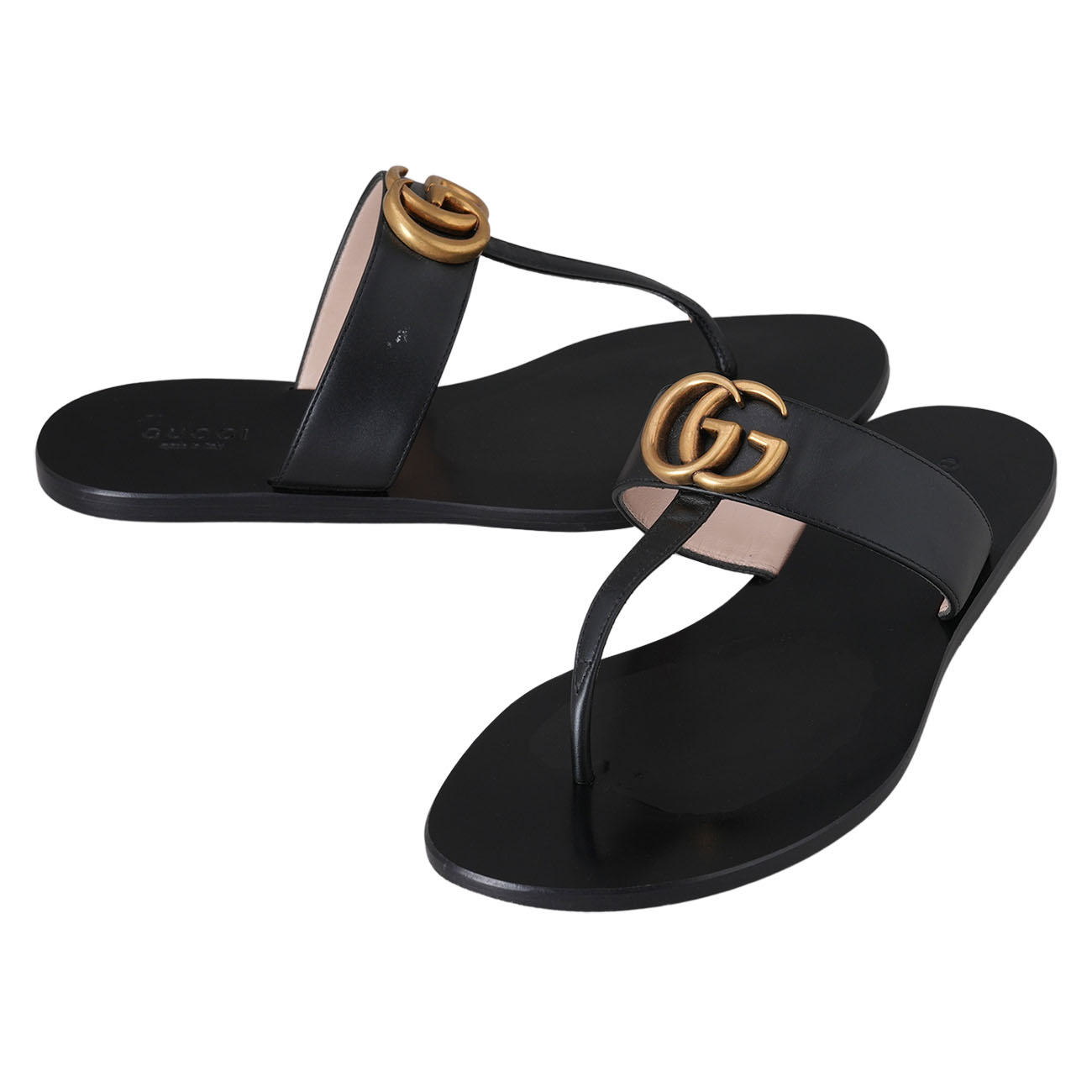 GUCCI(USED)구찌 4497444 GG마몽 스트랩 샌들 #36.5