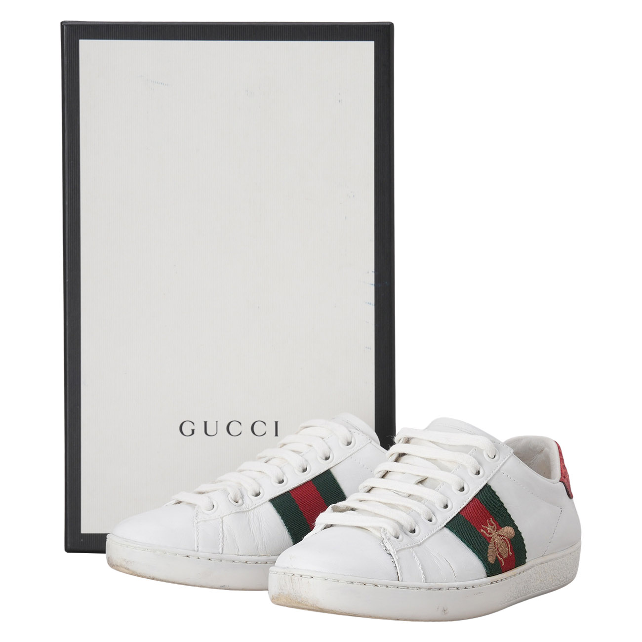 GUCCI(USED)구찌 431942 꿀벌 에이스 스니커즈 #34
