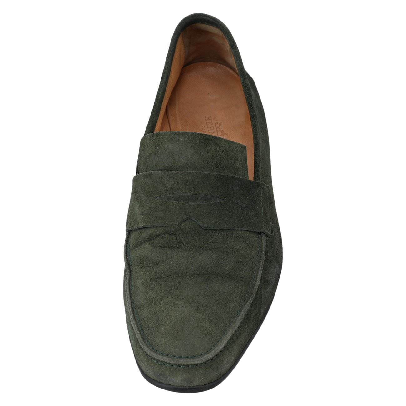 HERMES(USED)에르메스 스웨이드 로퍼 #41