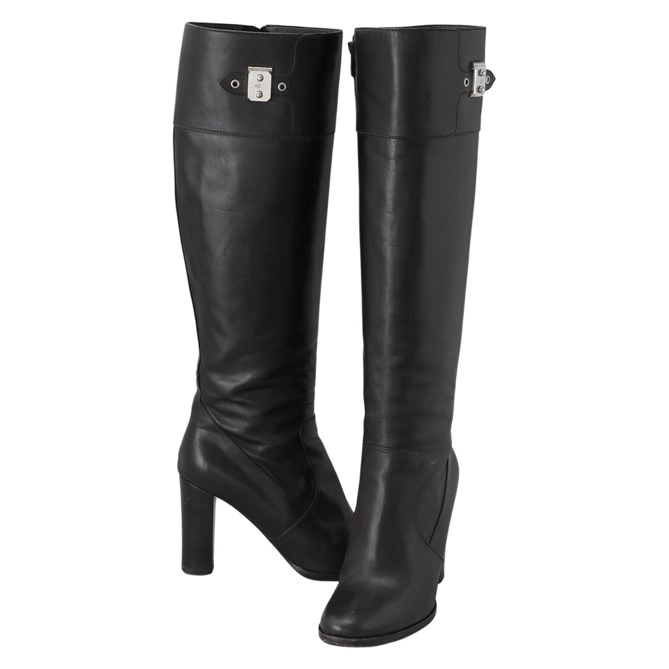 HERMES(USED)에르메스 레더 롱부츠#38