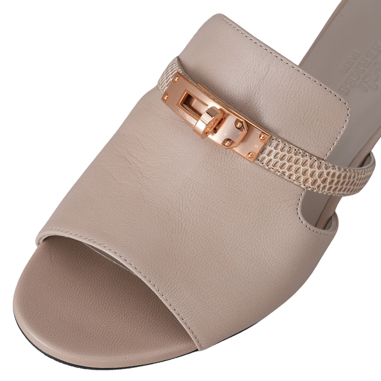 HERMES(USED)에르메스 캔디 샌들 #37 블랑곰므