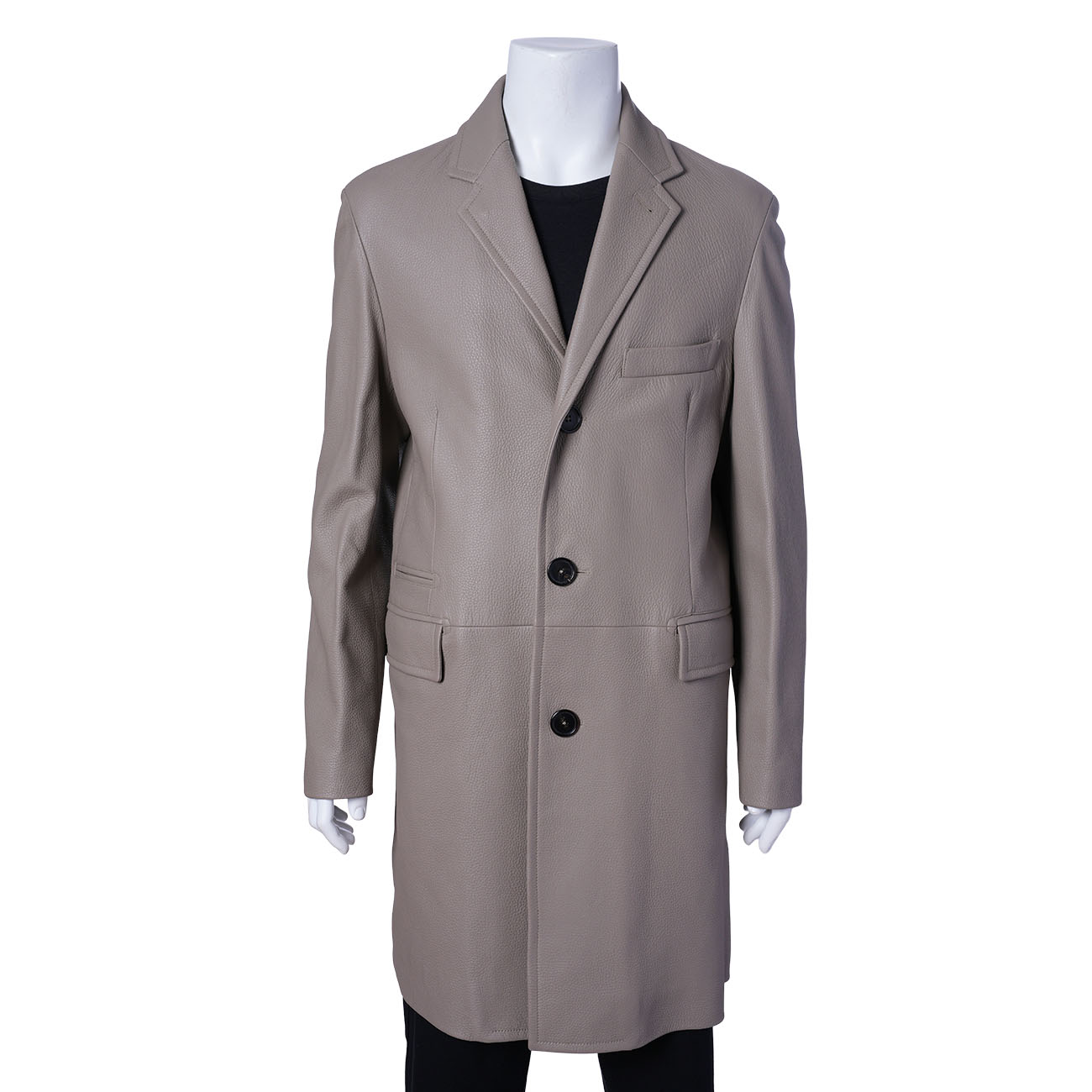 HERMES(USED에르메스 디어스킨 코트 #50