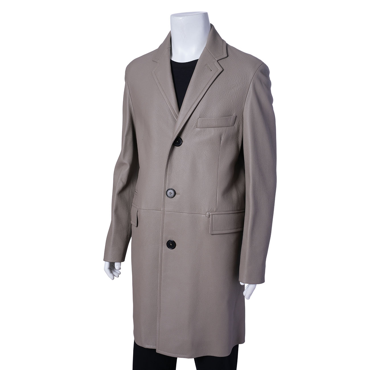 HERMES(USED에르메스 디어스킨 코트 #50