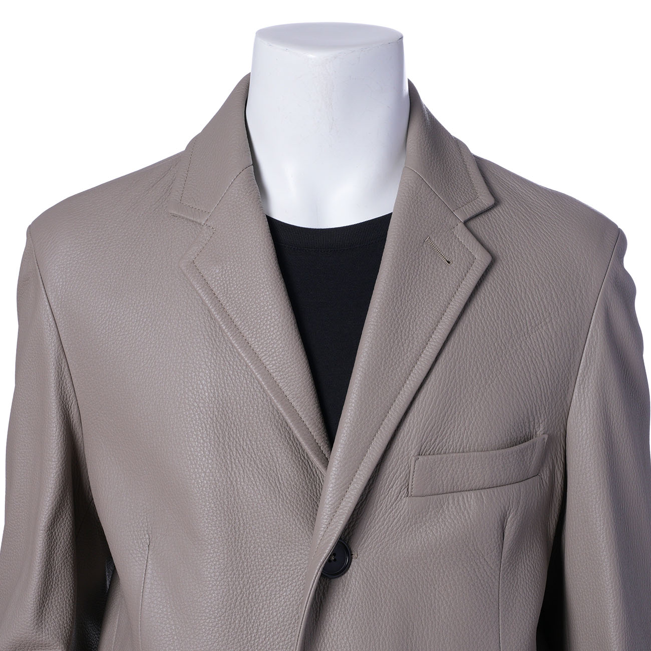 HERMES(USED에르메스 디어스킨 코트 #50