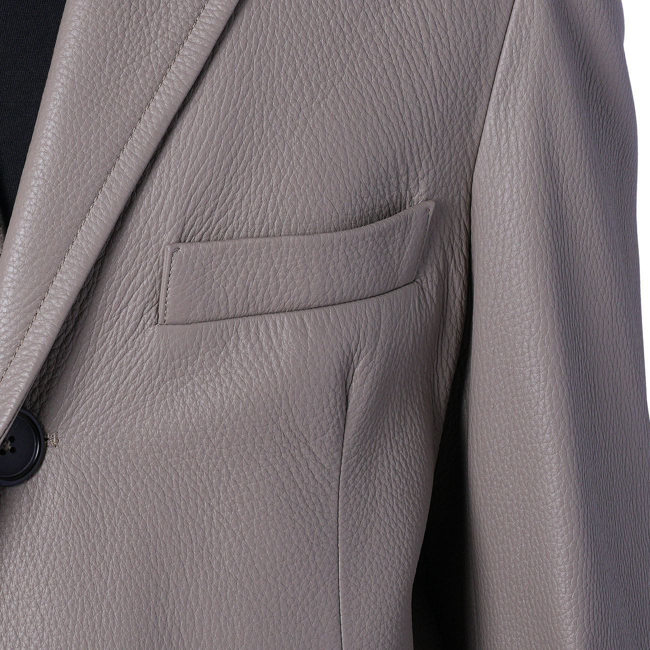 HERMES(USED에르메스 디어스킨 코트 #50