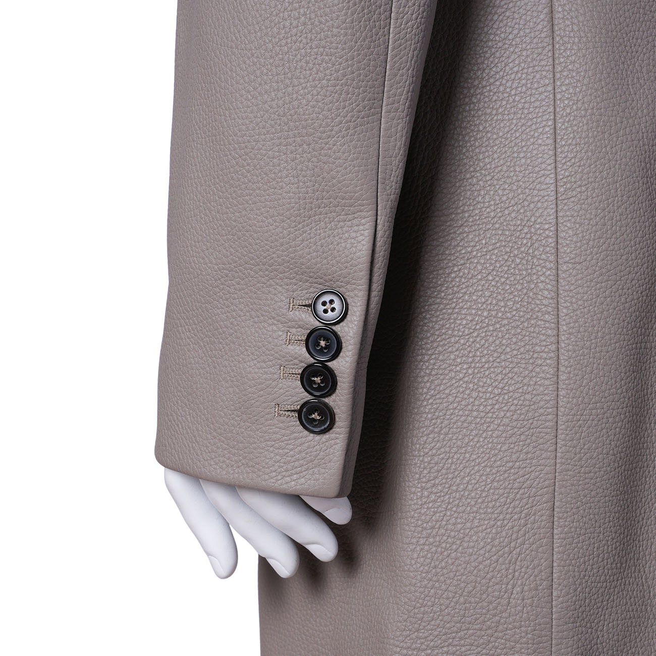 HERMES(USED에르메스 디어스킨 코트 #50