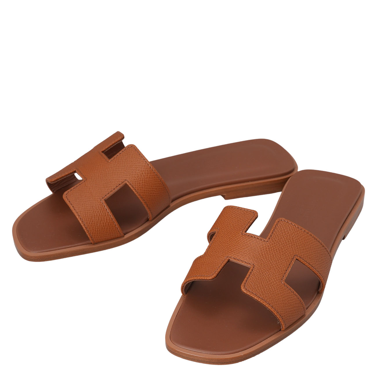 HERMES(USED)에르메스 오란 샌들 골드 #35