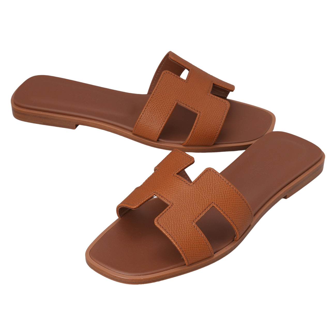 HERMES(USED)에르메스 오란 샌들 골드 #35