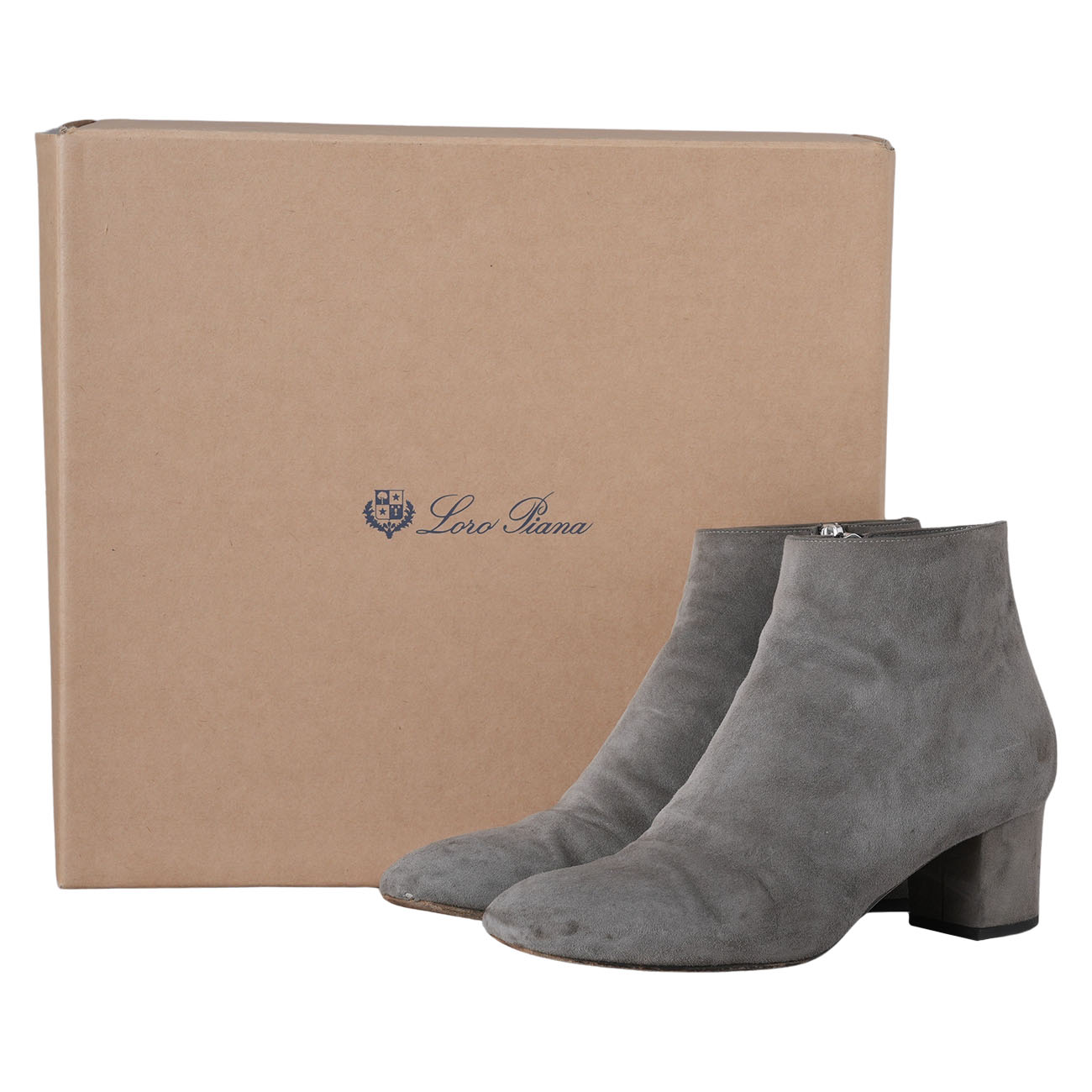 LOLOPIANA(USED)로로피아나 리자 앵클 부츠 #37