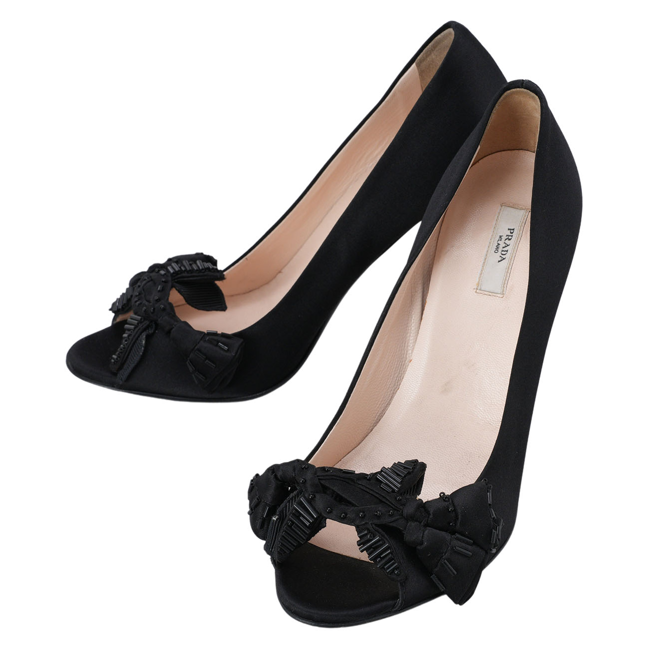 PRADA(USED)프라다 리본 구두 #35.5