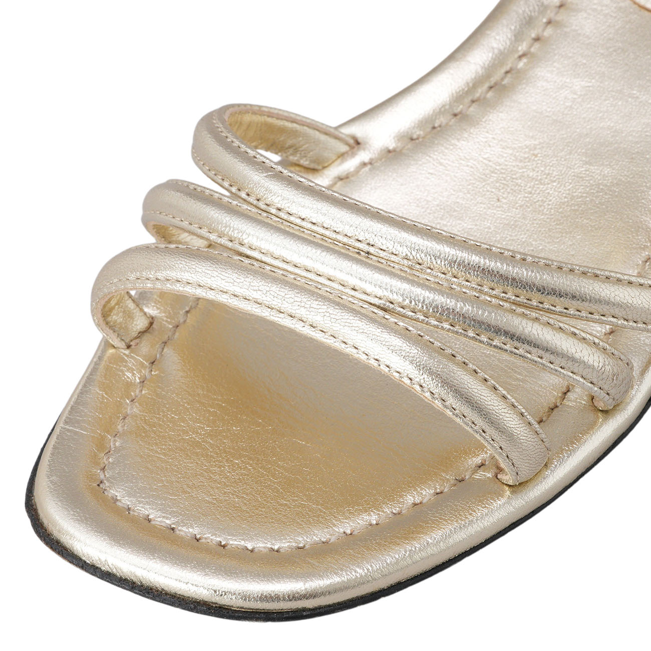 PRADA(USED)프라다 가죽 스트랩 샌들#37.5