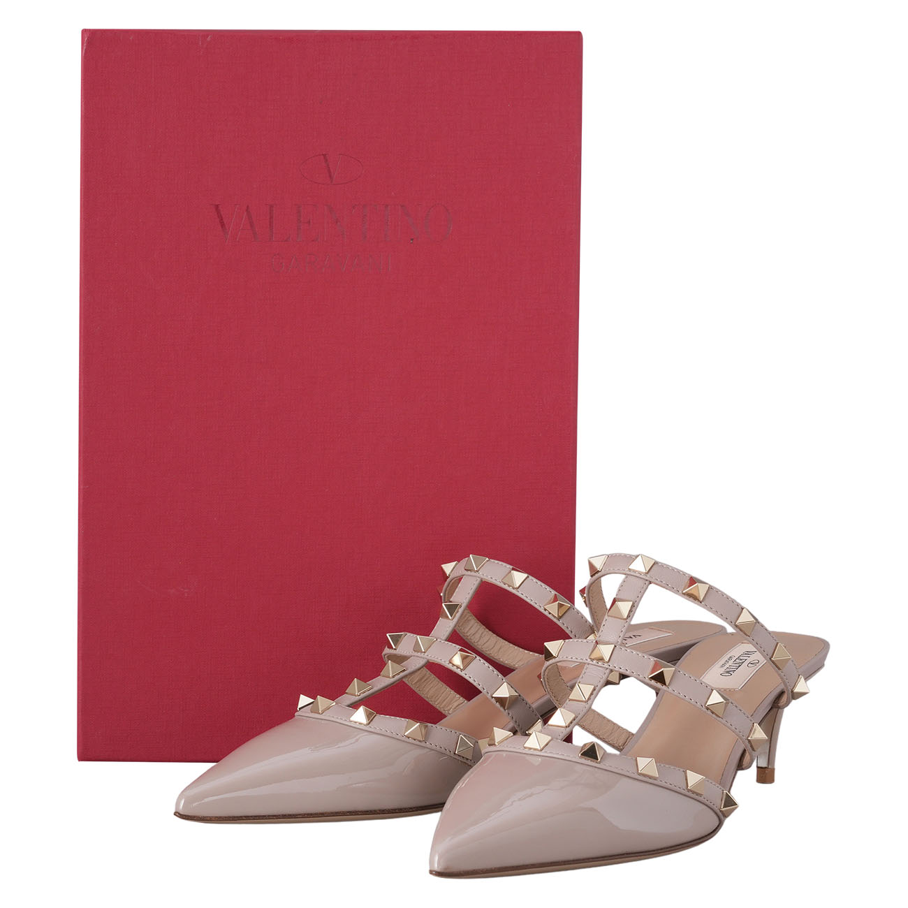 VALENTINO(USED)발렌티노 락스터드 뮬 #38